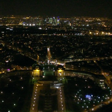 Innumerable number of stairs and an elevator (Eiffel Tower)