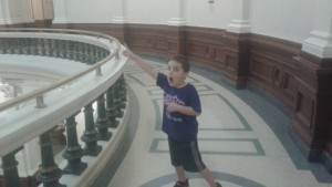 Taylor in rotunda