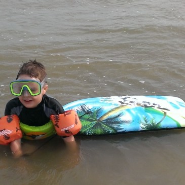 First day at Beach