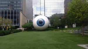 Giant Eyeball Downtown Dallas