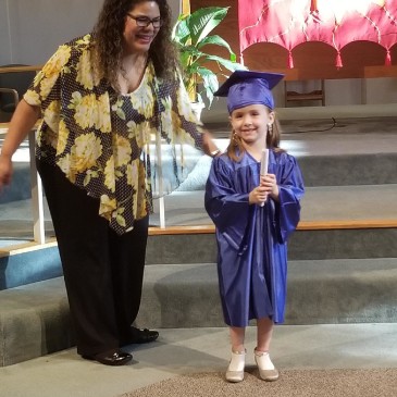 Kimberly Graduates Preschool!