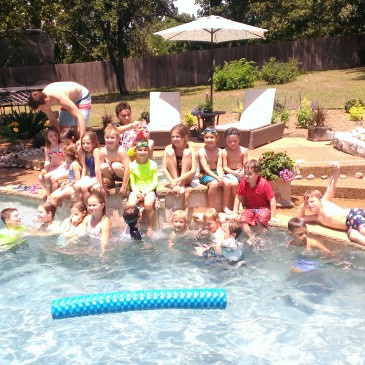 School’s out!   It’s pool party time!!