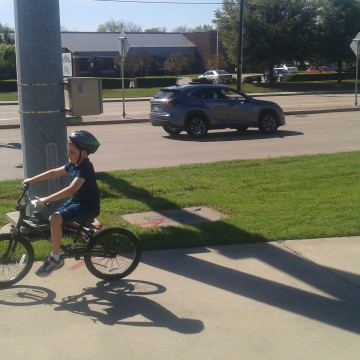 “Shelter” in the sun bike rides